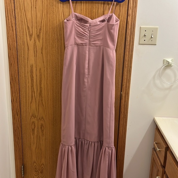 Azazie Justina A-Line Sweetheart Neckline Chiffon Ankle-Length Dress - Picture 11 of 14